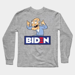Old Man Biden Long Sleeve T-Shirt